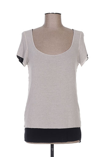 isabel de pedro t-shirts femme de couleur beige