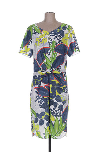 luisa cerano robes femme de couleur bleu