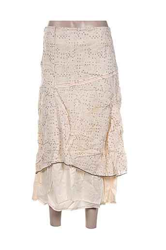 l33 jupes femme de couleur beige