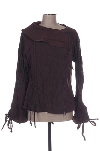 franstyle vestes femme de couleur marron