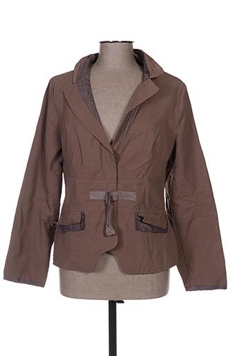 l33 vestes femme de couleur marron