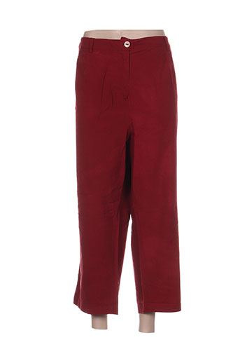 les marins de jac jac pantalons femme de couleur rouge