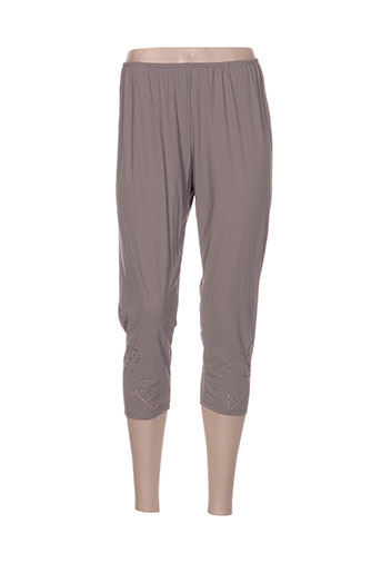 3322 pantacourts femme de couleur gris