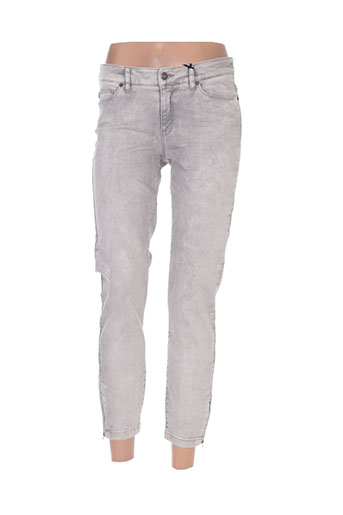 ikks jeans femme de couleur gris