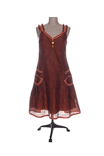 quattro robes femme de couleur orange