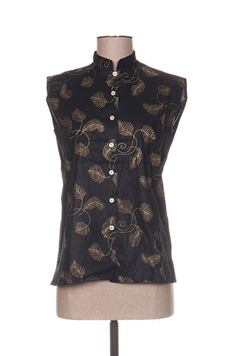 verte vallee chemises femme de couleur noir