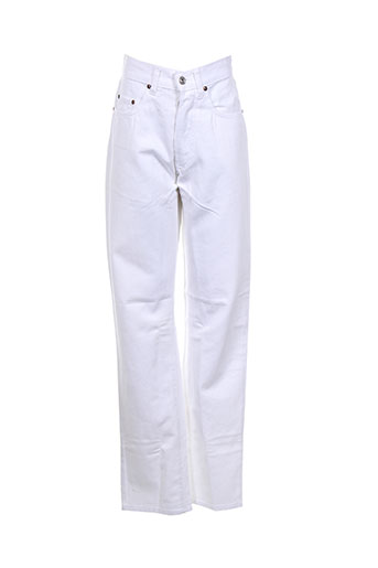 rizer jeans femme de couleur blanc