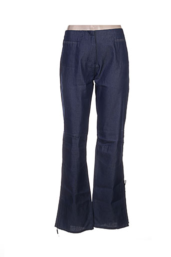 pepe jeans pantalons femme de couleur bleu