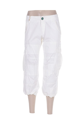 lois pantacourts femme de couleur blanc