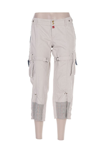 beyouk pantacourts femme de couleur gris