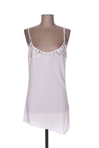 double one peace chemises femme de couleur blanc
