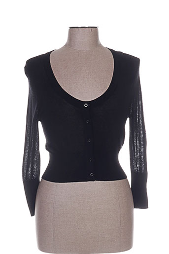fracomina gilets femme de couleur noir