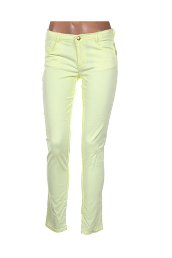la redoute pantalons fille de couleur jaune