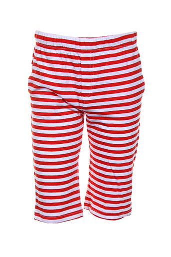 orchestra shorts / bermudas garçon de couleur rouge