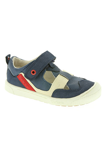 kickers chaussures garçon de couleur bleu