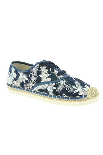delires de fille chaussures femme de couleur bleu