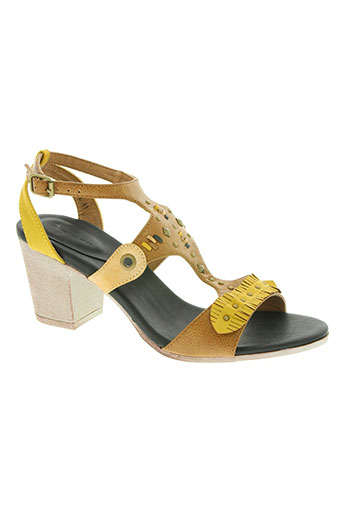 delires de fille chaussures femme de couleur marron