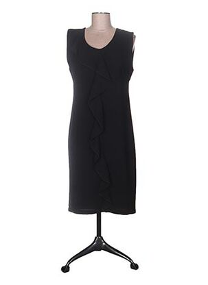 Robe mi-longue noir BEAURIVAGE pour femme