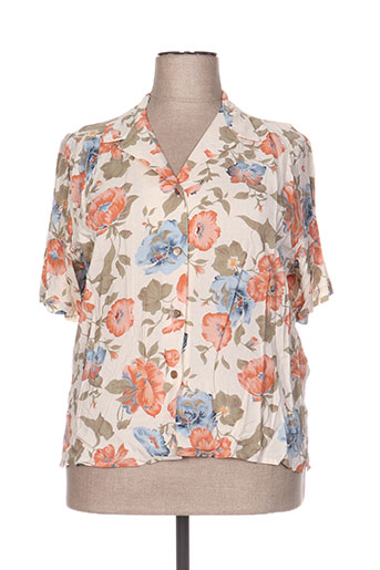 charles hutex chemises femme de couleur beige