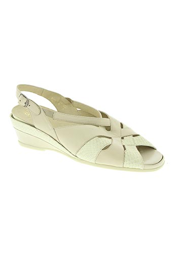 goldkrone chaussures femme de couleur beige