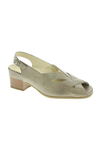 goldkrone chaussures femme de couleur beige