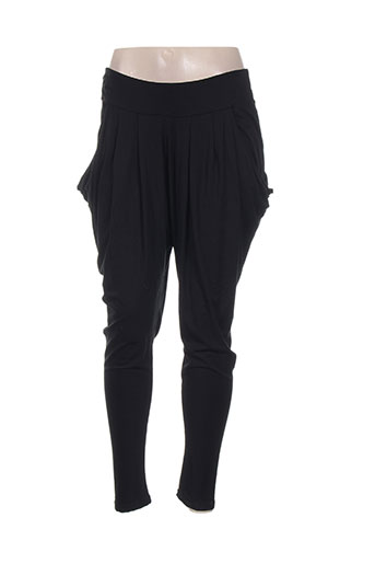 jus d'orange pantalons femme de couleur noir