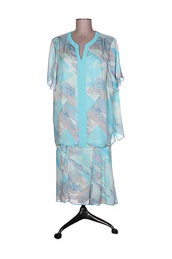france rivoire ensembles femme de couleur bleu