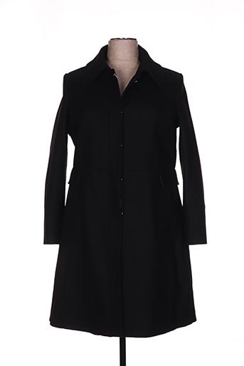 c.missaro manteaux femme de couleur noir