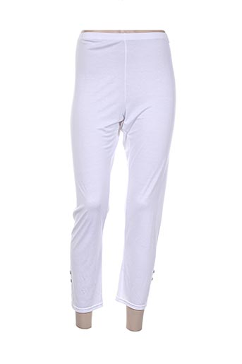 carmen pantalons femme de couleur blanc