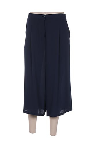 quatre vingt jours pantacourts femme de couleur bleu