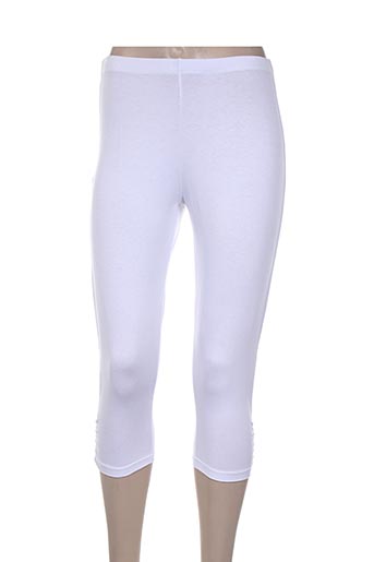katmai pantalons femme de couleur blanc