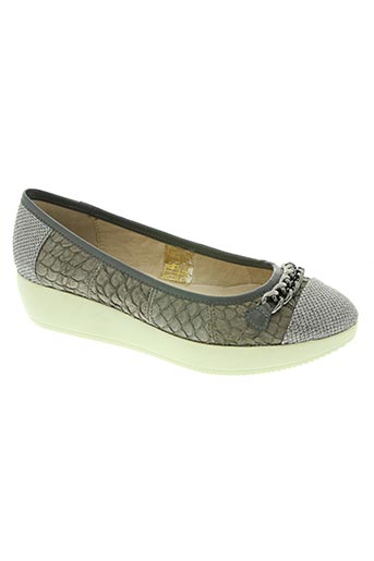 cafe noir chaussures femme de couleur gris