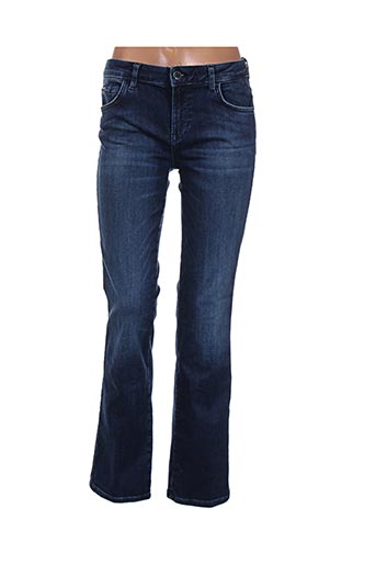 guess jeans femme de couleur bleu