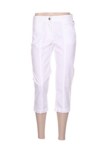 brandtex pantacourts femme de couleur blanc