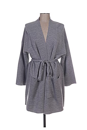 maxmara gilets femme de couleur gris