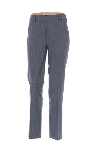 maxmara pantalons femme de couleur bleu