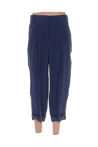 sportmax pantacourts femme de couleur bleu