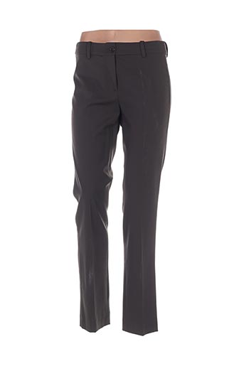 maxmara pantalons femme de couleur marron