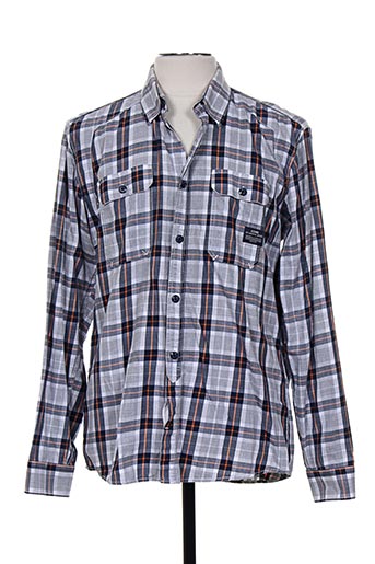 jack EFFI_CHAR_1 jones chemises homme de couleur gris