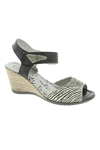 un tour en ville chaussures femme de couleur gris
