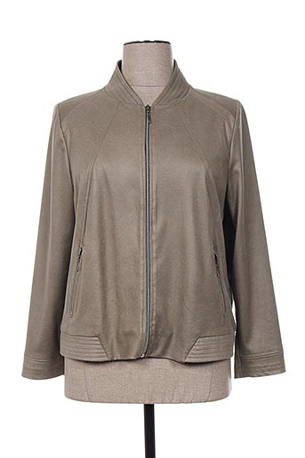 jean delfin vestes femme de couleur vert