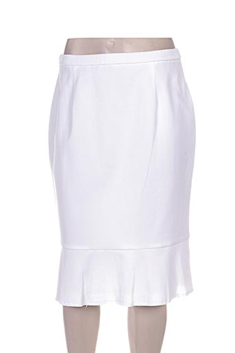 pauporté jupes femme de couleur blanc