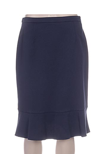 pauporté jupes femme de couleur bleu