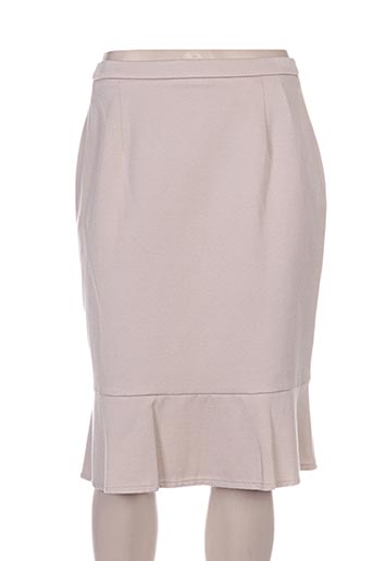 pauporté jupes femme de couleur beige