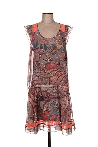 terre de fées robes femme de couleur marron