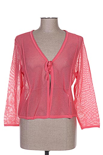 pauporté gilets femme de couleur orange