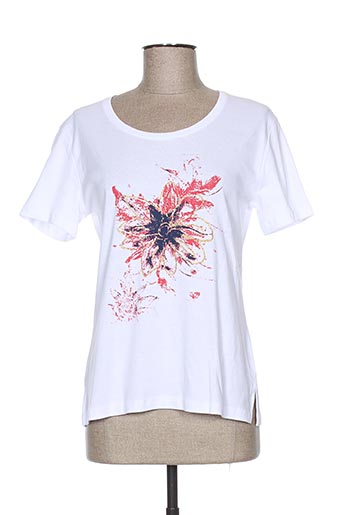 jean gabriel t-shirts femme de couleur blanc