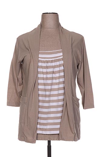 dressed up t-shirts femme de couleur beige