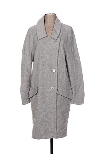 cop copine manteaux femme de couleur gris