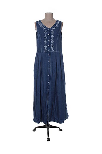 jac jac robes femme de couleur bleu